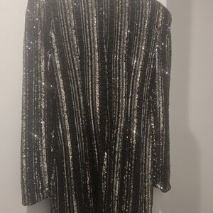 Aqua Sequin dress in Black and Gold